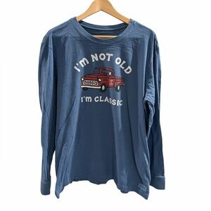 Life is Good Long Sleeve Crusher Tee